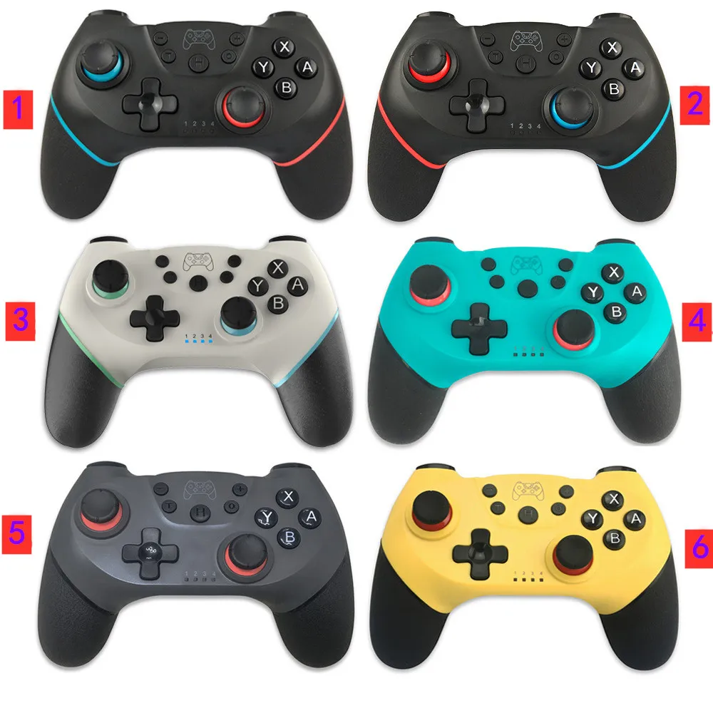 EU patent Wireless-Bluetooth Gamepad Game joystick Controller with 6-Axis Handle for Switch Pro NS-Switch Console 6 colors