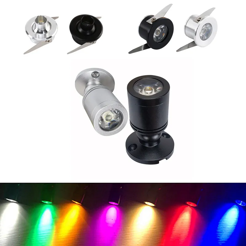 Mini Spot Light For Ceiling Recessed E27 Lamp Holder 1W LED White Fixture AC 110v 12v 24v Ideal For Home Under Cabinet Lighting From Crestech168 4.11 DHgate.Com