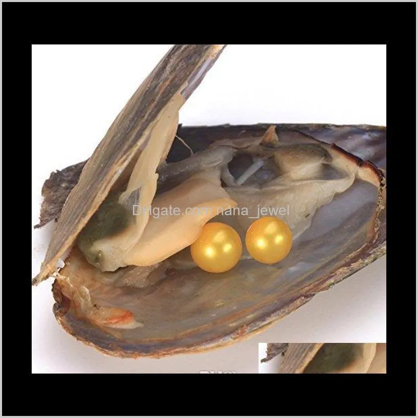 2018 diy freshwater twins pearls in oysters 25 colors pearls oyster pearls with vacuum-packing luxury jewelry birthday gift for women