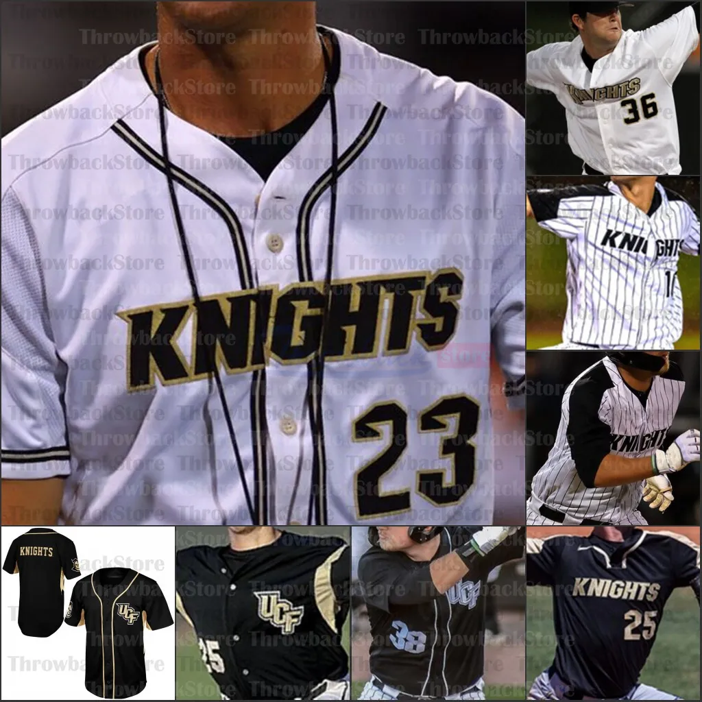 2021 NCAA UCFカレッジ野球ジャージジランムーアボーテイラーニックロマノヤギPephry Pena Rathbone Ben Mccabe Dalton Wingo Ruiz Josten