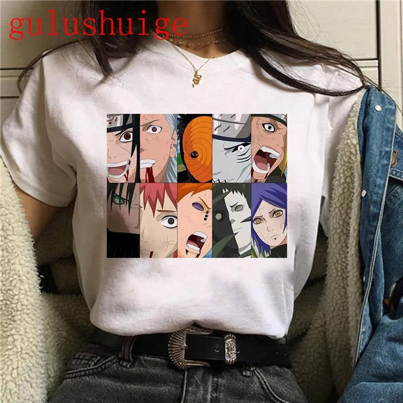 Anime naruto 3d impresso t-shirts harajuku das mulheres masculinas