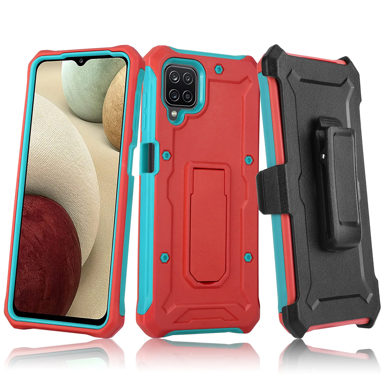 Phone cases For Iphone 14 13 12 Mini PLUS Pro Max With Belt Clip New Design 2 In 1 Kickstand Cover