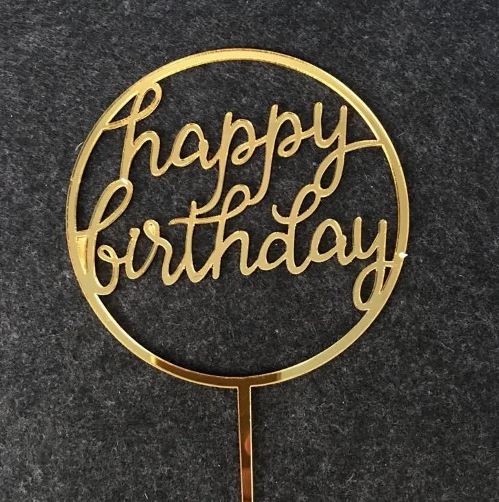 Happy Birthday Love Cake Topper Acrylic Sheets For Cricut Birthday