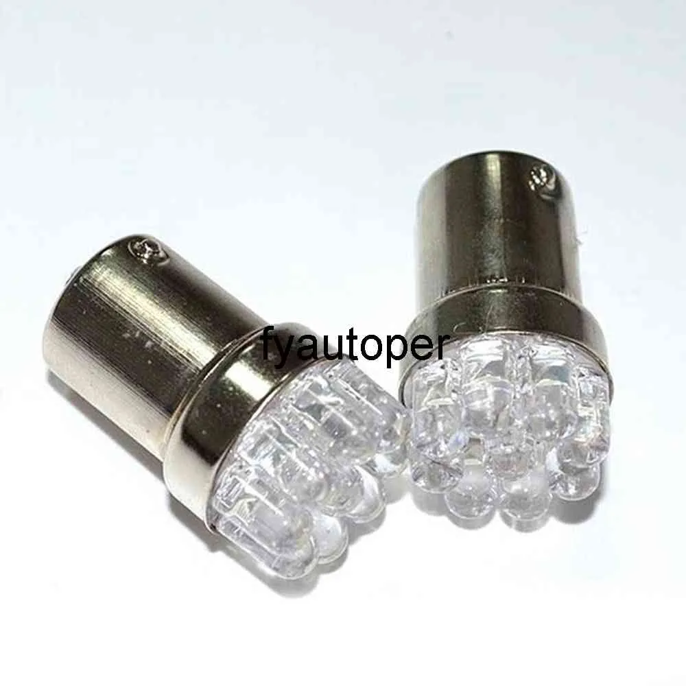 2x 24V 1156 BA15S LED Turn Signal Bulbs – White 6000K – 12 SMD – Ruiandsion