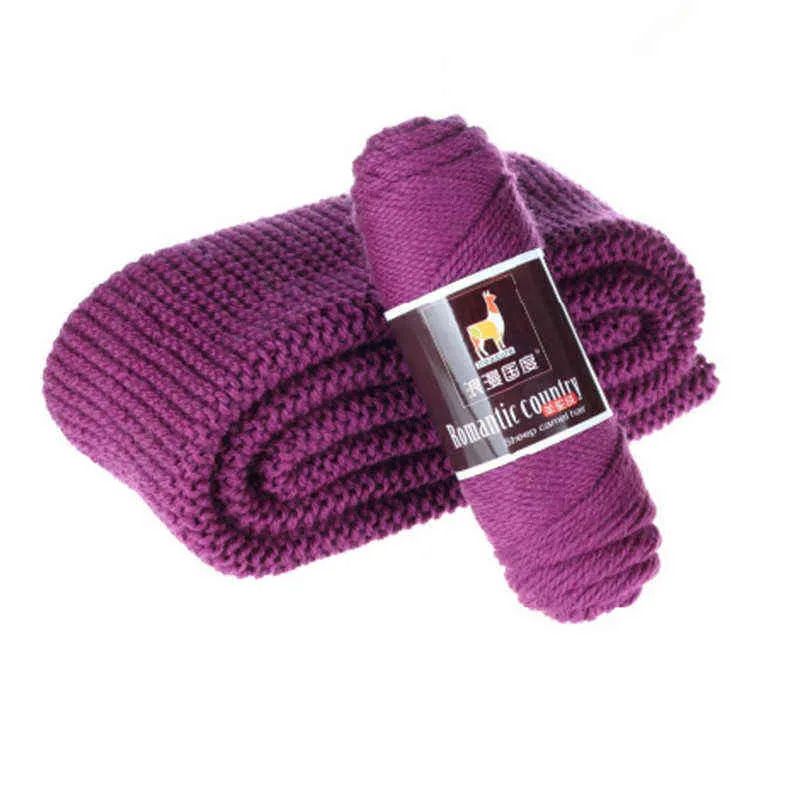 1PC 5pcs = 500g Fil épais coloré pour tricoter bébé tricoter fil de laine de travail pour fil à tricoter à la main 500g/lot Fil de laine d'alpaga Y211129