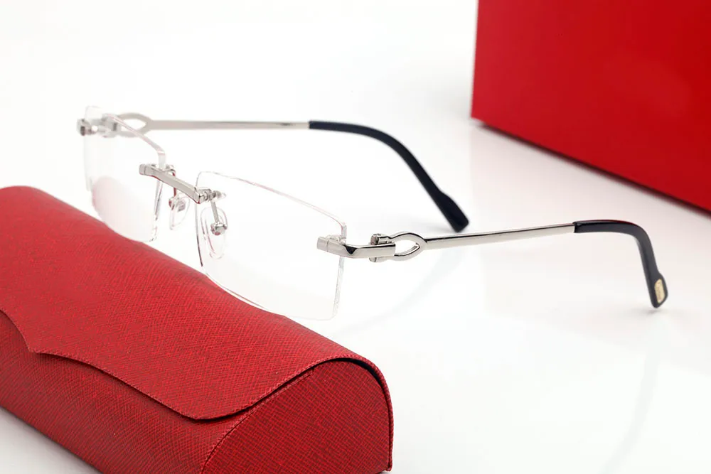 Designerskie okulary przeciwsłoneczne damskie luksusowe oprawki zauszniki z metalowymi pełnymi oprawkami Semi Rimless okulary ochronne ramki prosty top wysokiej jakości kwadratowe oprawki