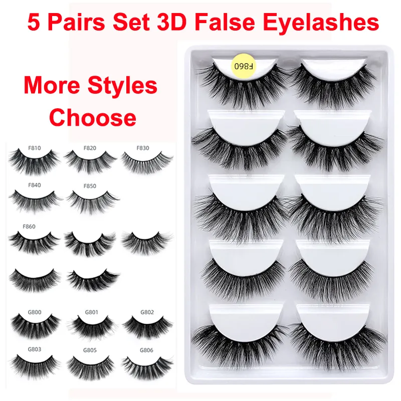 Handmade Luxurious 3D Faux Mink False Eyelashes For Alopecia For