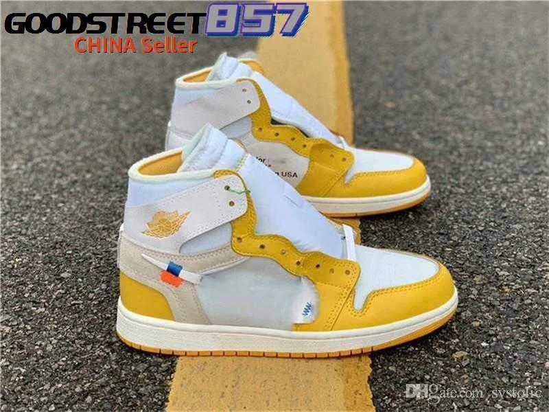 Yellow box sales tennis shoes