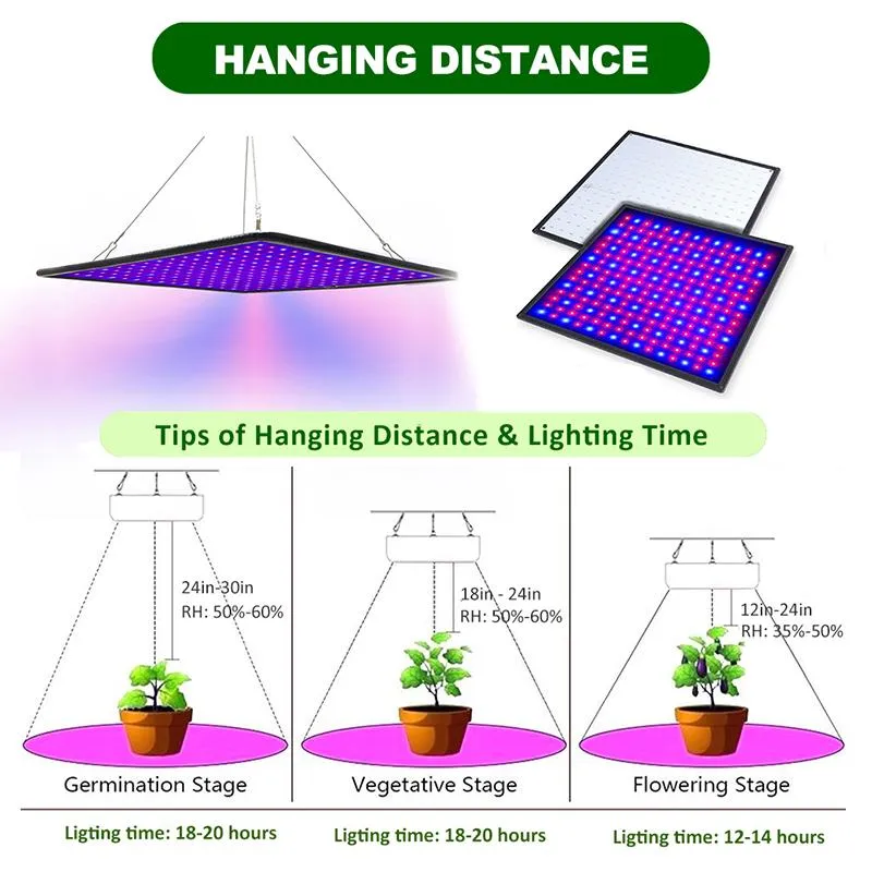 Ryoukou Hin 植物育成ライト led 植物育成 ライト led 植物 育成 ライト 45W育成ランプキット フルスペクトル 高効率LEDチップ付き  UV IR赤青開花育成ライト デイジーチェーン機能付き 室内植物成長ライト 日照不足解消 屋内水耕栽培 温室野菜植物と花種まきから収穫まで ...