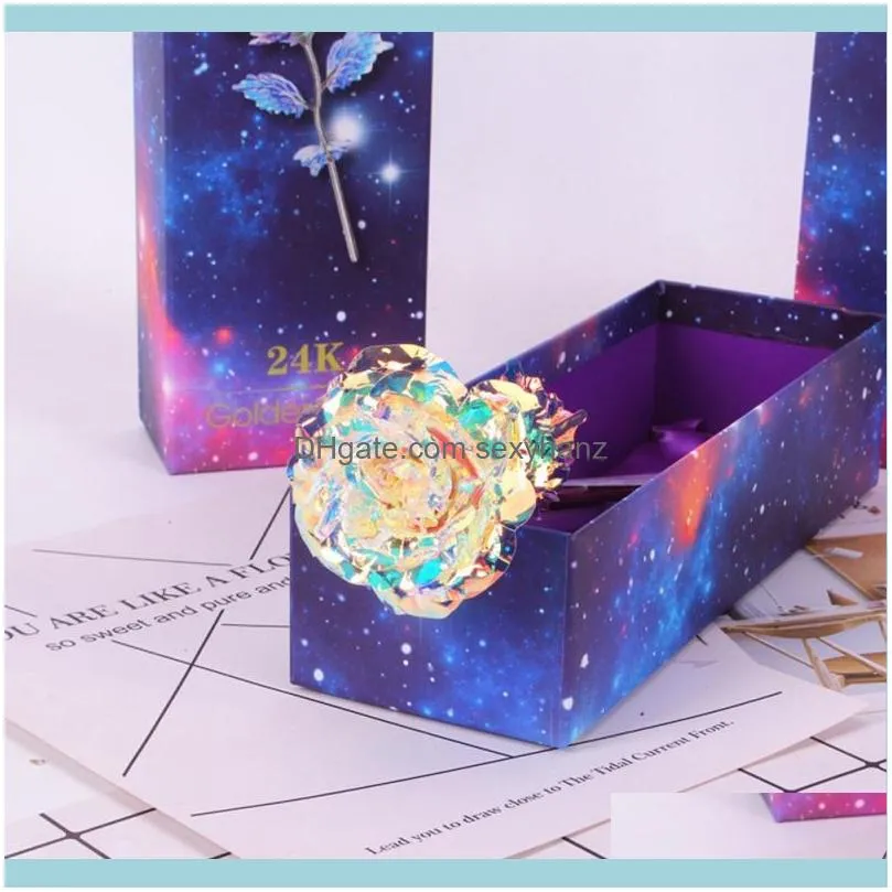 Foils Plated Rose Gold Gift Packaging Lighting Engagement Jewelry Box Boite Cadeaux Forever Love Pouches, Bags