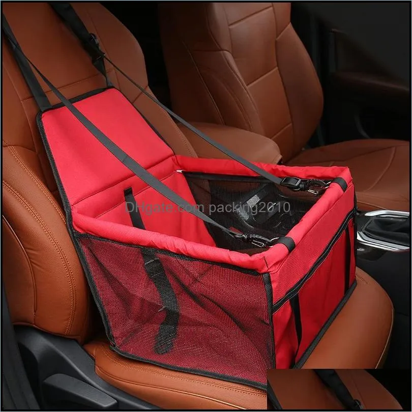 Travel Dog Car Seat Cover Folding Hammock Pet Carriers Bag Carrying For Cats Dogs transportinl hond