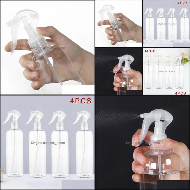 Watering Equipments 500ml Split Bottles Plastic Spray Bottle Sprayer Transparent Lightweight