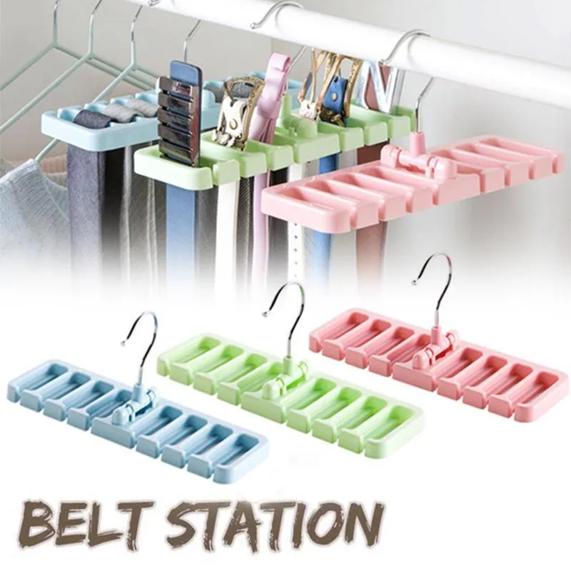 Ceinture Station placard étagère de rangement cravate écharpe organisateur rotatif support de cintre 6 pc Transparent boîte à chaussures boîtes vêtements garde-robe