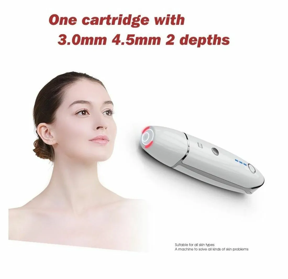 Portable vmax hifu face elevador de rugas de rugas pele apertando alta intensidade focada terapia de ultra-som máquina de beleza