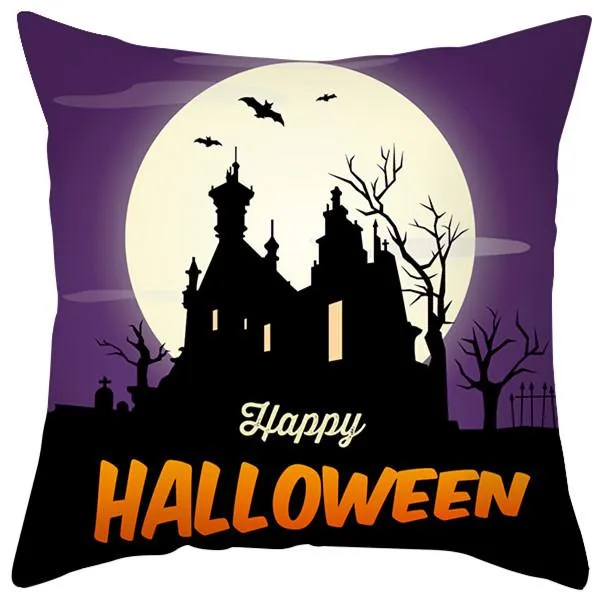 24 colori fodere per cuscini decorativi per Natale Halloween cuscini 45 * 45 cm regalo per la casa divano appoggiato tatuaggio federa in pile cuscino tessile senza interno