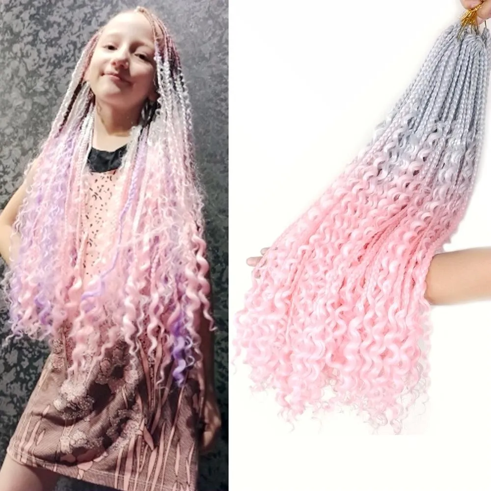 Messy box braids deals