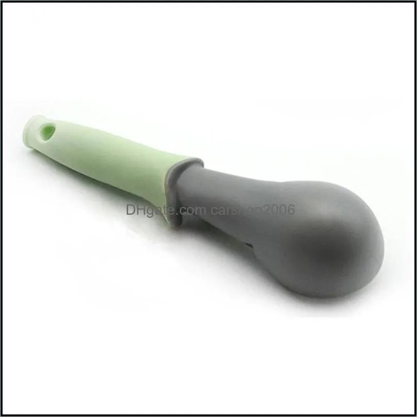 Ice Cream Spoon Food -Grade Plastic Fruit Spoons Watermelon Tools Spherical Shape Ice Cream Melon Spoons HWE7311