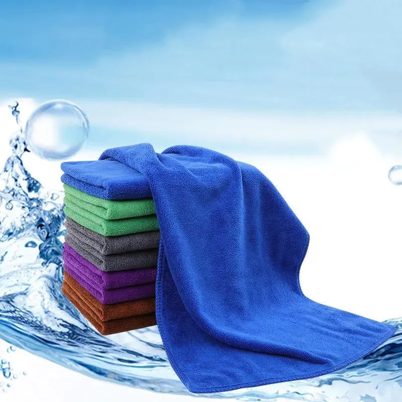 Towel Colorful Wholesale Extra Soft Car Wash Microfiber Cleaning Drying Cloth Care Detailing Washtowel Never Scrat