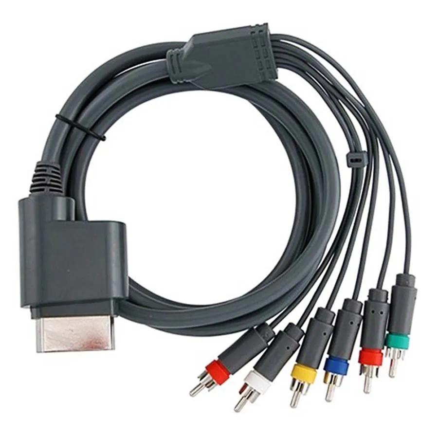 Câble AV Dolphix Composite et S-VHS pour XBOX 360 - 1,5 mètre