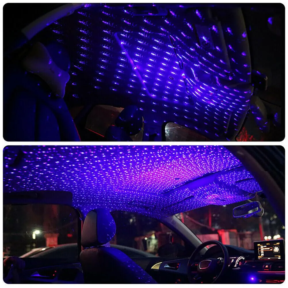 Voiture Ciel Étoilé LED Projecteur Lampe Auto Intérieur Rotatif Étoile  Lumière USB Ambiance Étoile Lumière Voiture Toit Décoration LED Lumières  Atmosphériques Du 5,57 €