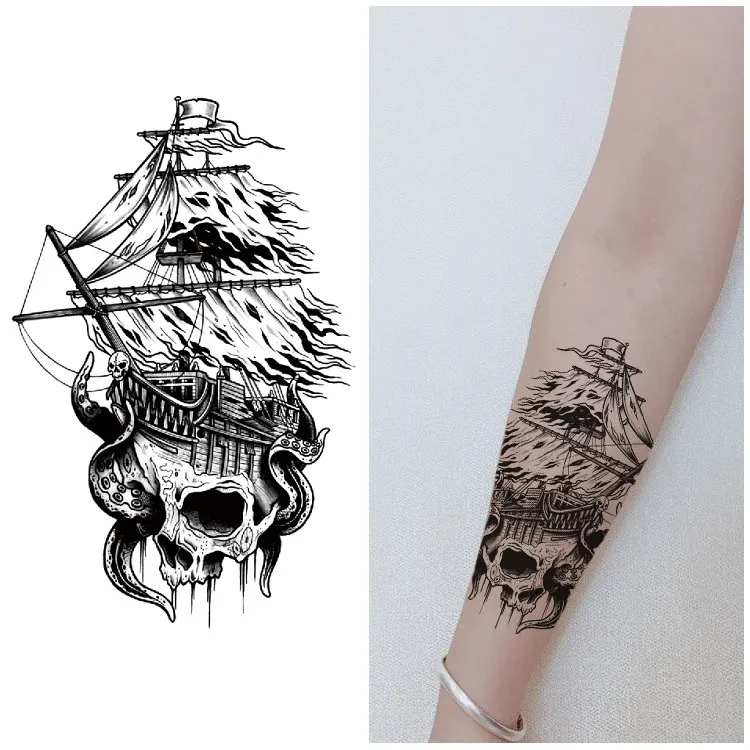 Sailor Jerry Sailing Ship Flash Sheet - Tattoo Archive
