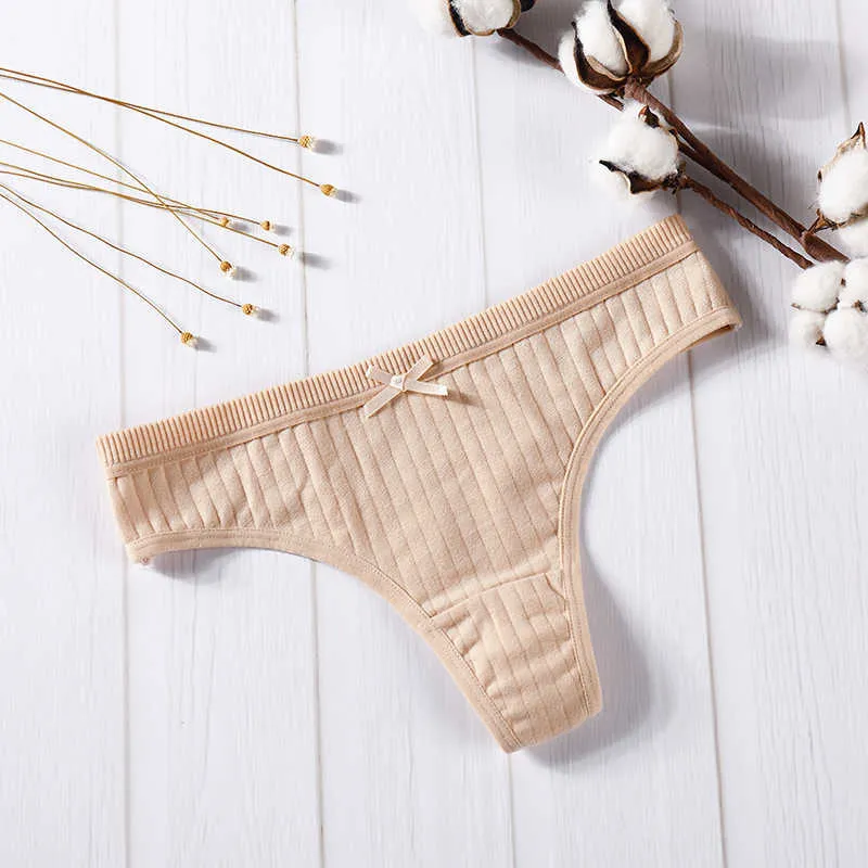 Japanese Sport G Thong Underwear Women Cotton Low Rise Panties