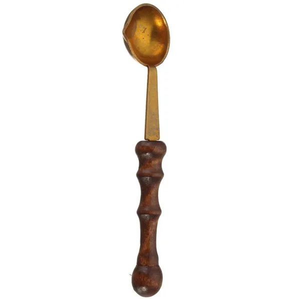 Wood Handle Scoop Vintage Stamp Sealing Wax Spoon Anti DIY Candle Fittings High Quality 1 8tt C