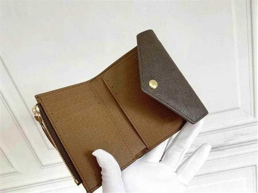 Small Leather Wallet For Women, Luxury Short Clutch With Card
