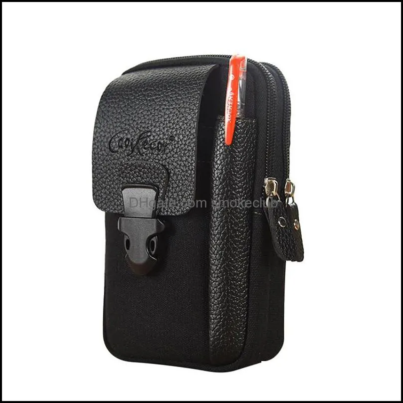 Sacs de plein air Sacs de sport pour hommes Sac de sport décontracté Fermeture à glissière Petite taille Carte de couleur pure Ceinture de téléphone portable Porte-monnaie Drop Livraison 2021 Ukizx