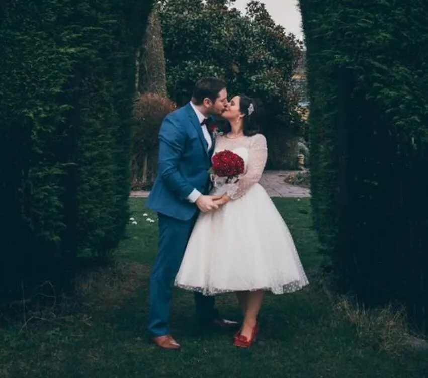 Vintage rockabilly wedding best sale dresses