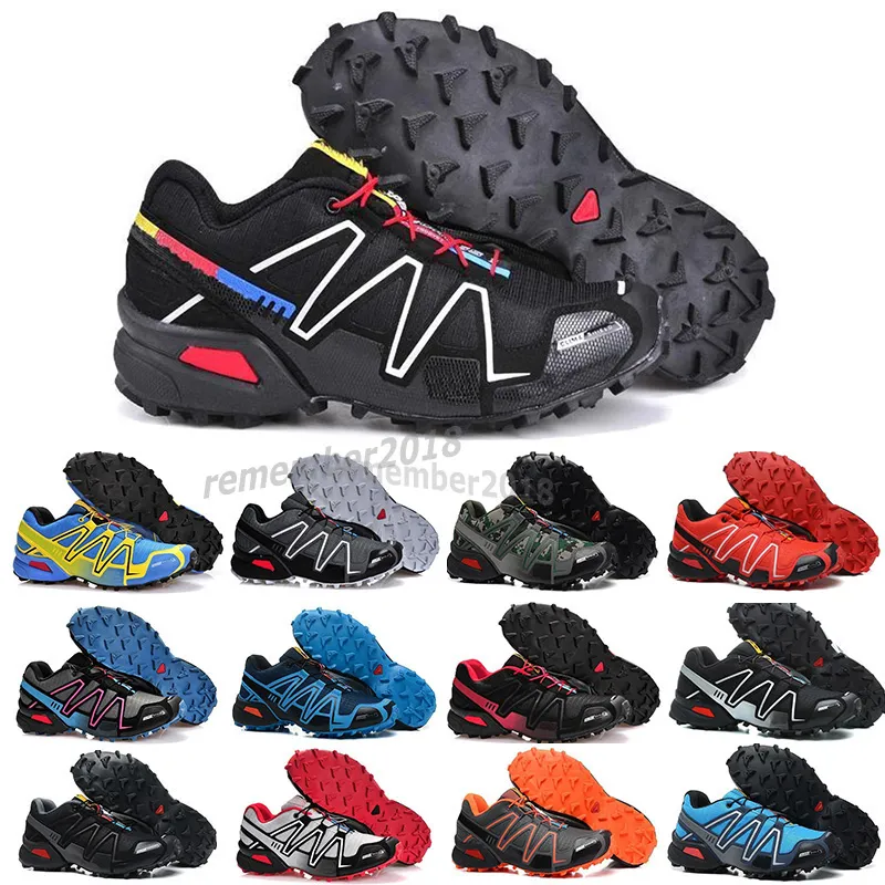 2021 Top Speedcross 3 CS Trail Chaussures de course athlétiques Femmes Baskets légères Navy Fashion III Zapatos Chaussure de sport imperméable 36-41 re0