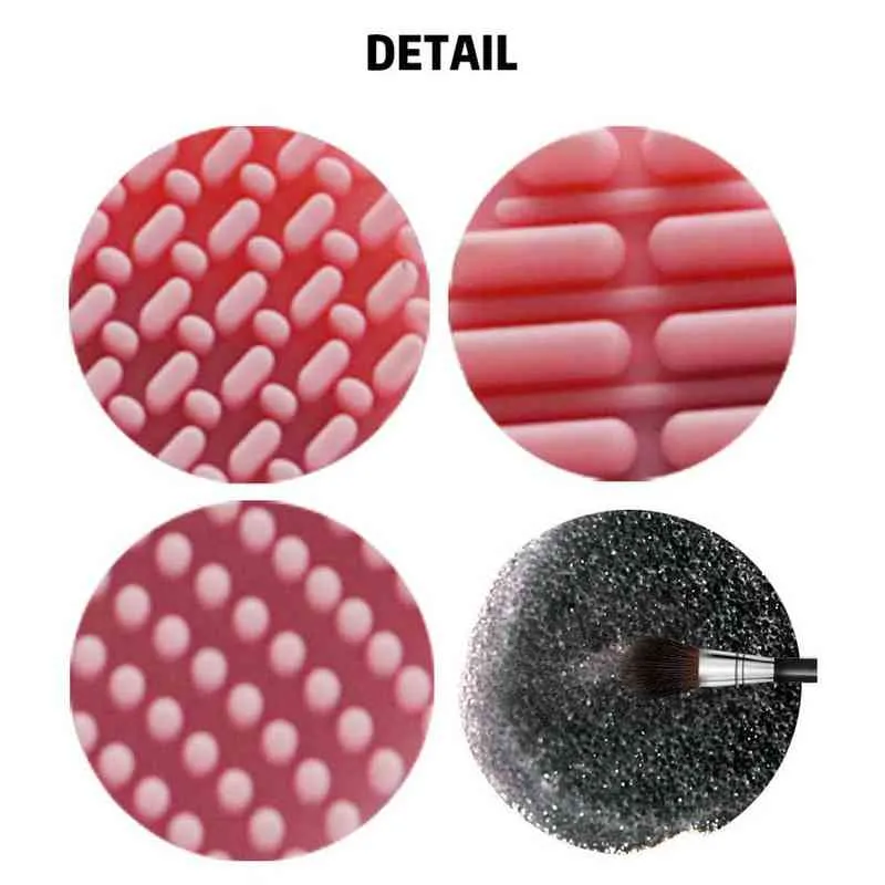 Health and Beauty Products Makeup Brush Makeup Brush Cleaner Washing Pad Cleaning Mat Cosmetic Universal Make Up Tool Scrubber Box 220226