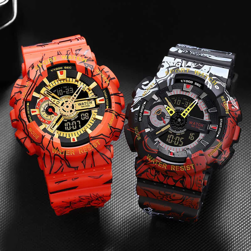 Basid Men's Sports Watch Водонепроницаемые лучшие бренды роскошные наручные часы подарки цифровые часы Shock Gentleman Fashion 210728