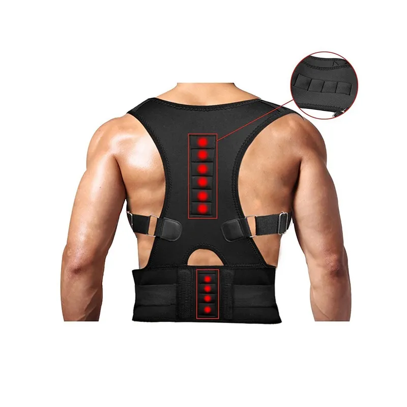 Support de posture orthopédique réglable Bretelles Ceinture Correcteur Posture Correcteur de Postura Ceinture de soutien d'épaule 108 x2