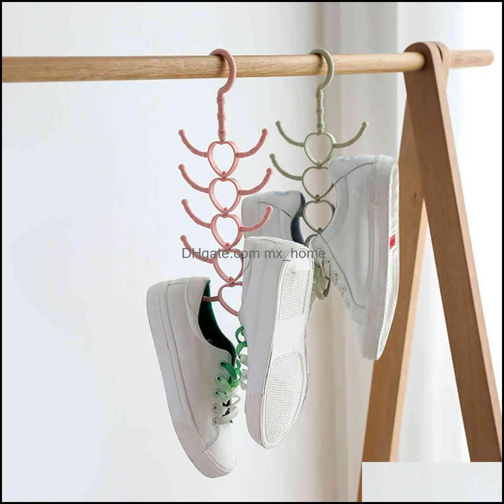 360 Degrees Rotated 10 claw Hooks Plastic Handbag Clothes Ties Bag Holder Shelf Hanger Hanging Rack Storage Organizer A0629