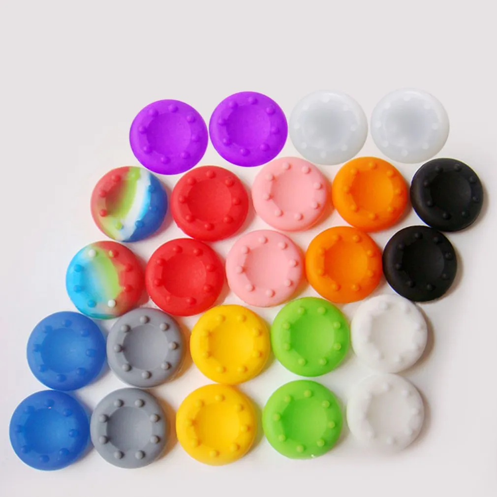 4PCS Thumb Stick Grips Caps Pour Silicone Analog Thumbstick Cover Pour PS3 PS4 Pro Slim Accessoires