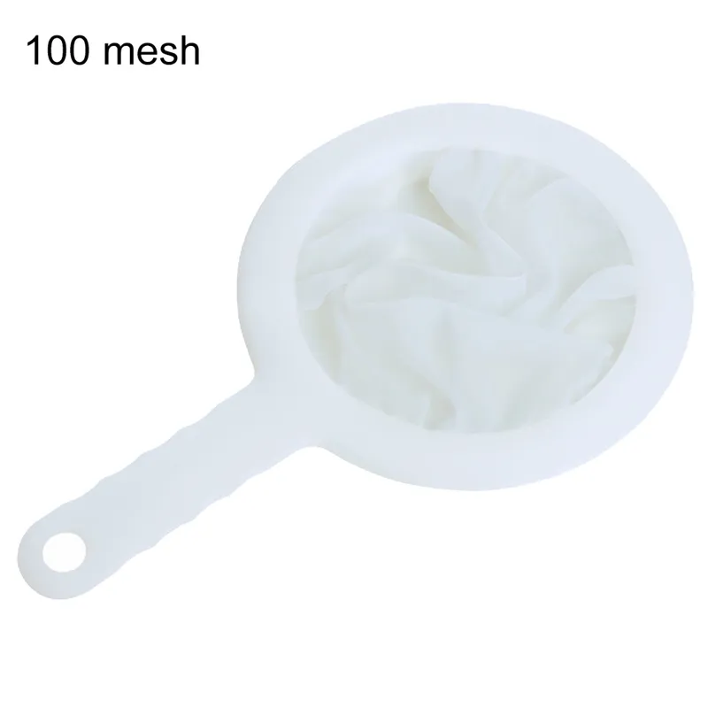 100/200/400 Mesh Kitchen Ultra-fine Mesh Strainer Kitchen Nylon Mesh Filter Spoon