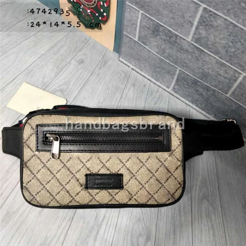Men s Designer Leather and PVC Waist Bag Luxurious Crossbody Fanny Pack