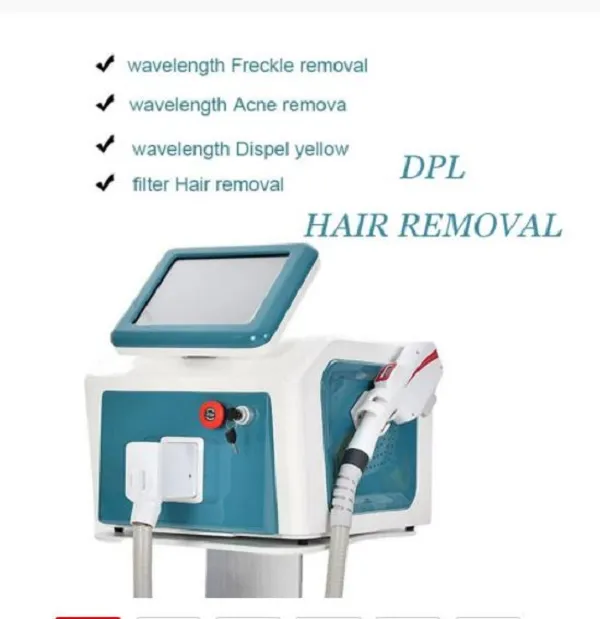 DPL IPL Hårborttagningsmaskin för röda blodkärl Borttagning OPT IPL Hårborttagning Laserfläckar Remover Skin Rejuvenation Machine