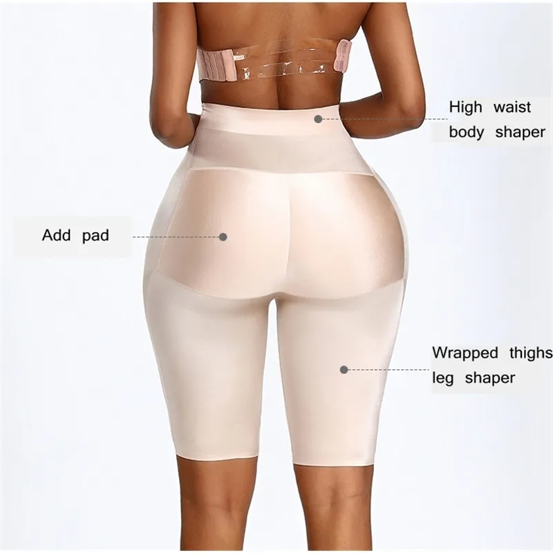 Comfortable High Waist Underwear With Seamless Hip Body Shaper