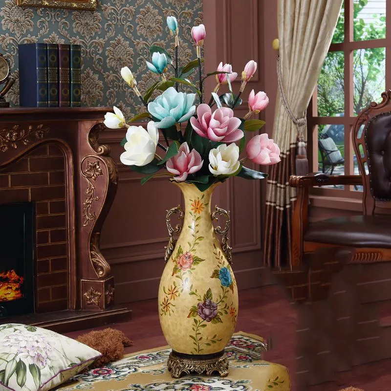 Floor Vase Modern Design Painted Large Ceramic Floor Tall Flower Vases -  China Vase and Ceramic Vase price