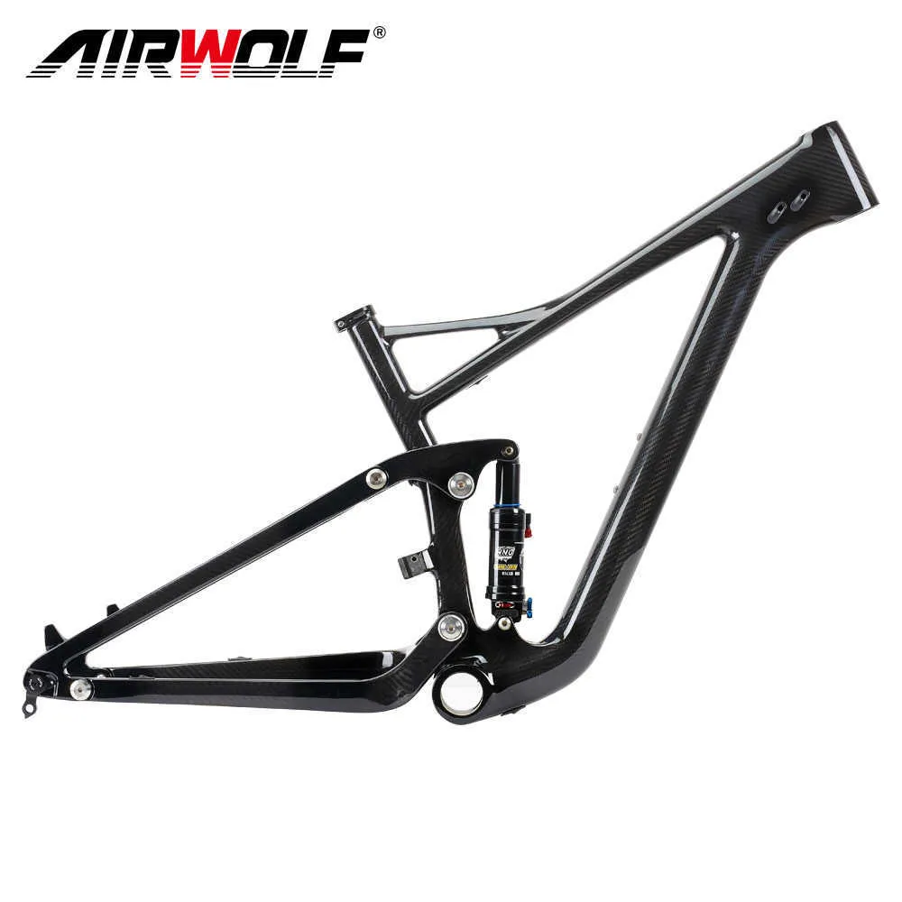 29er Mtb Frame Suspension Travel 122mm OEM Painting Carbon Mountain