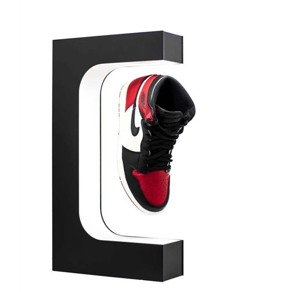 piccola scarpiera Levitazione magnetica Espositore per scarpe standard galleggiante Sneaker Stand house contiene 500 g di spazio di peso 20 mm L10901