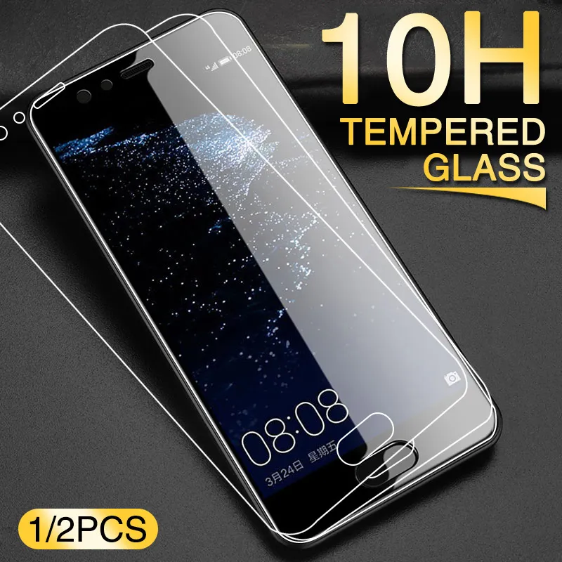 2 pièces verre trempé sur pour Huawei P10 P20 P30 Mate 20 Plus Lite protecteur d'écran Hauwei 10 20 PRO protection