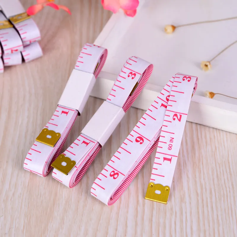 Body White Measuring Tape Ruler Sewing Tailor Tape Measure Soft Flat 60  /150cm