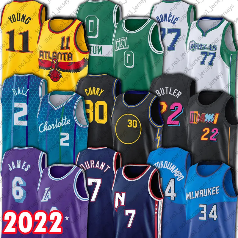 6 James Kevin Harden Durant Jersey 77 Luka Basket Pallacanestro Giannis Doncic AntetokounMpo Stephen Jimmy Curry Butler Maglione Lamelo Russell Ball Westbrook Jokic
