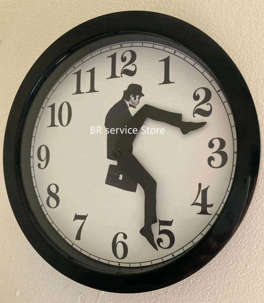 Silly Walk Wall Clock Humorous Silent Clock For Home Decor, Novelty ...