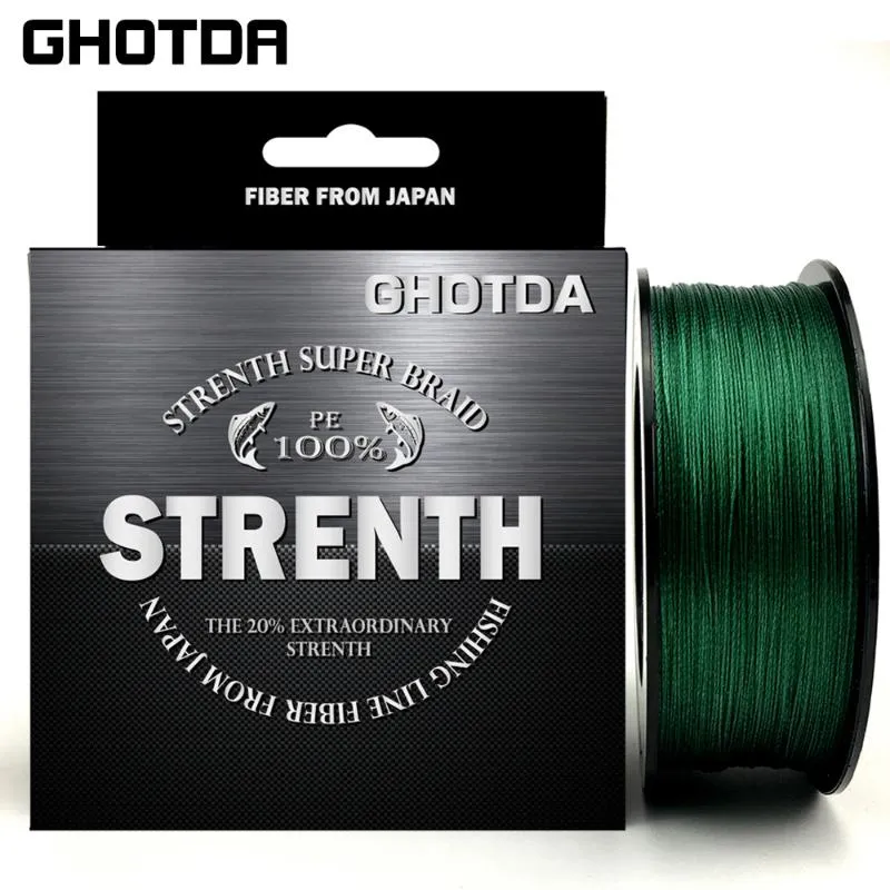 GDA Multifilament Fishingraid Line 9/11/15.8/18.2/22.7/30/36.3kg PE Weave  X9 Lures Deutsch, Range Of 500m, 300m And 100m Strength From Ejuhua, $14.67
