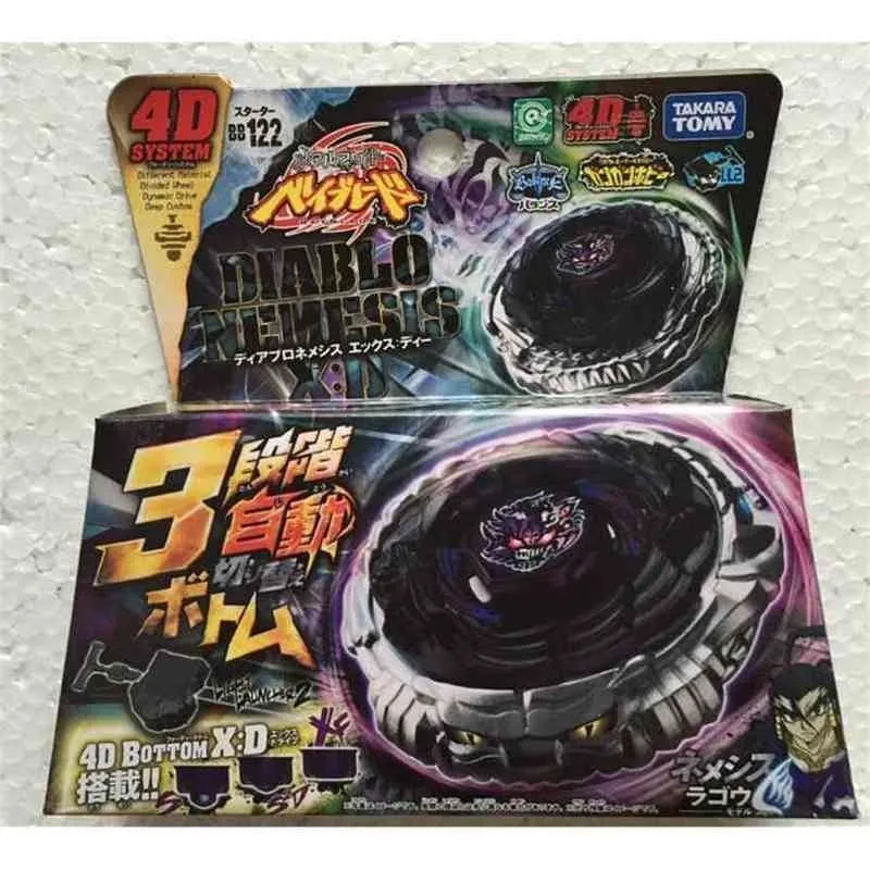 Tomy Japanese Beyblade Metal Plate Fight BB122 Diabl O Nemesis X:D