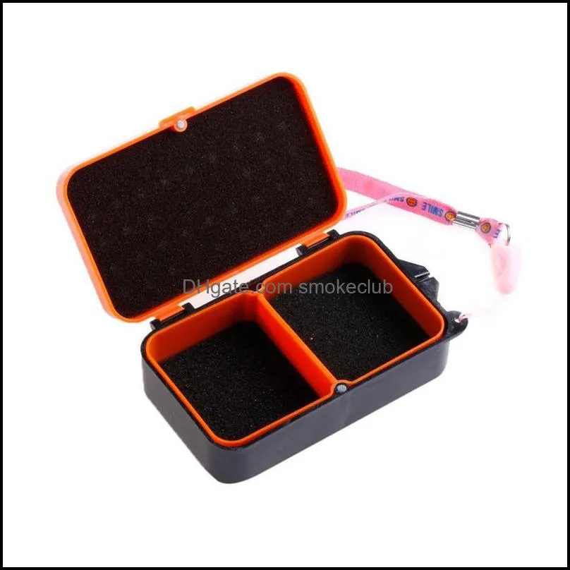2 Sizes Compartments Fishing Baits Earthworm Worm Lure Tackle Box Storage Case Drop Ship Accessories